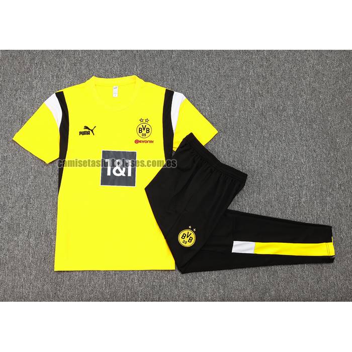 Chandal del Borussia Dortmund Manga Corta 2023 2024 Amarillo